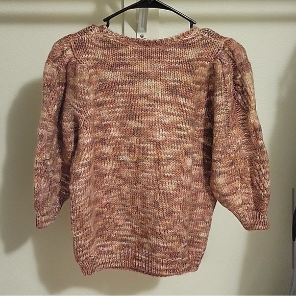 🤎Sezane Mohair Wool Knit Short Sleeve
Sweater Giulia XXL🤎 - Picture 4 of 8